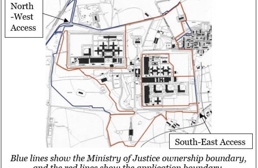 Prison site map 