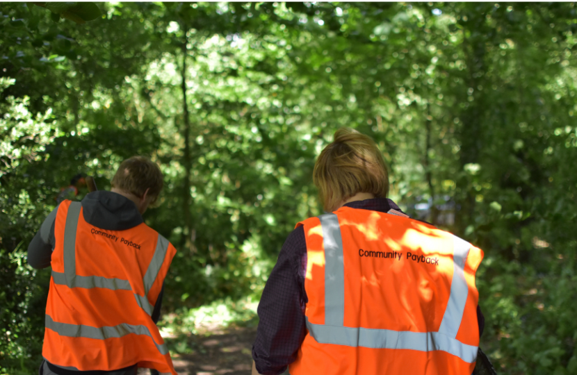 Katherine Fletcher community payback scheme