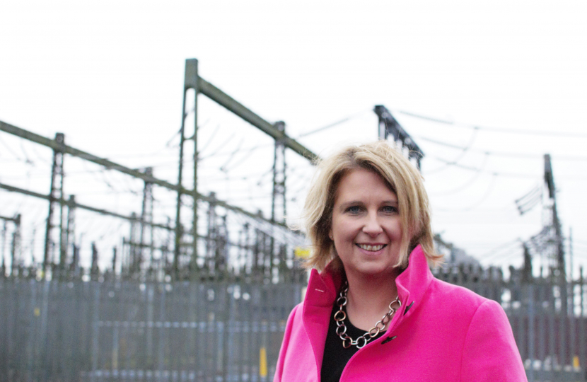 Katherine Fletcher MP at Penwortham Substation