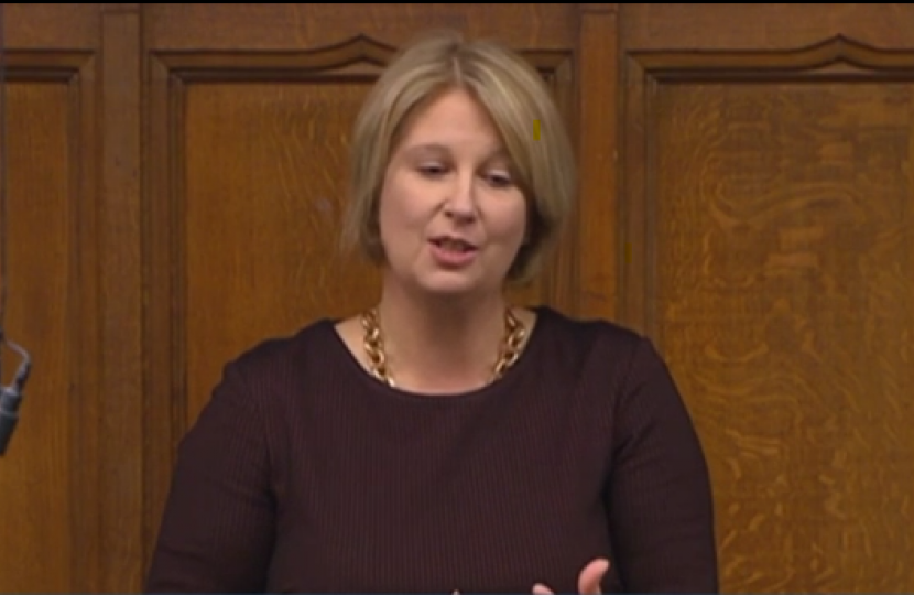 Katherine talking in parliament