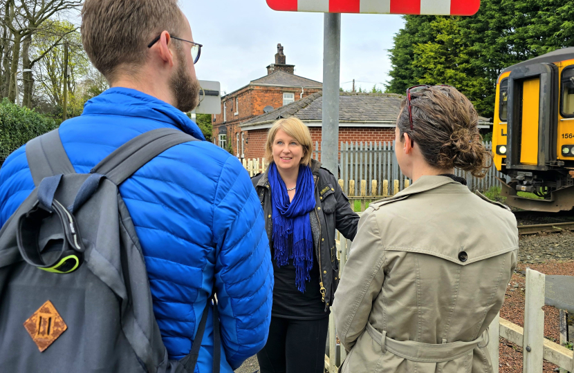 Meeting with staff from Network Rail and Midge Hall Station