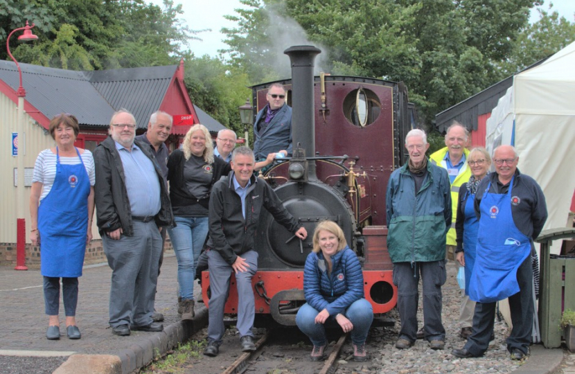 katherine fletcher at west lancashire railway