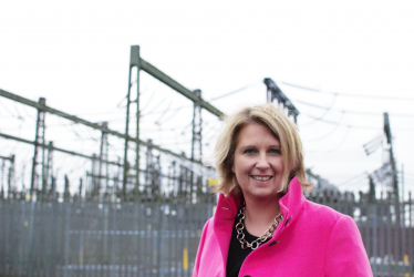 Katherine Fletcher MP at Penwortham Substation