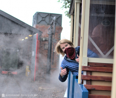 katherine fletcher at west lancashire railway